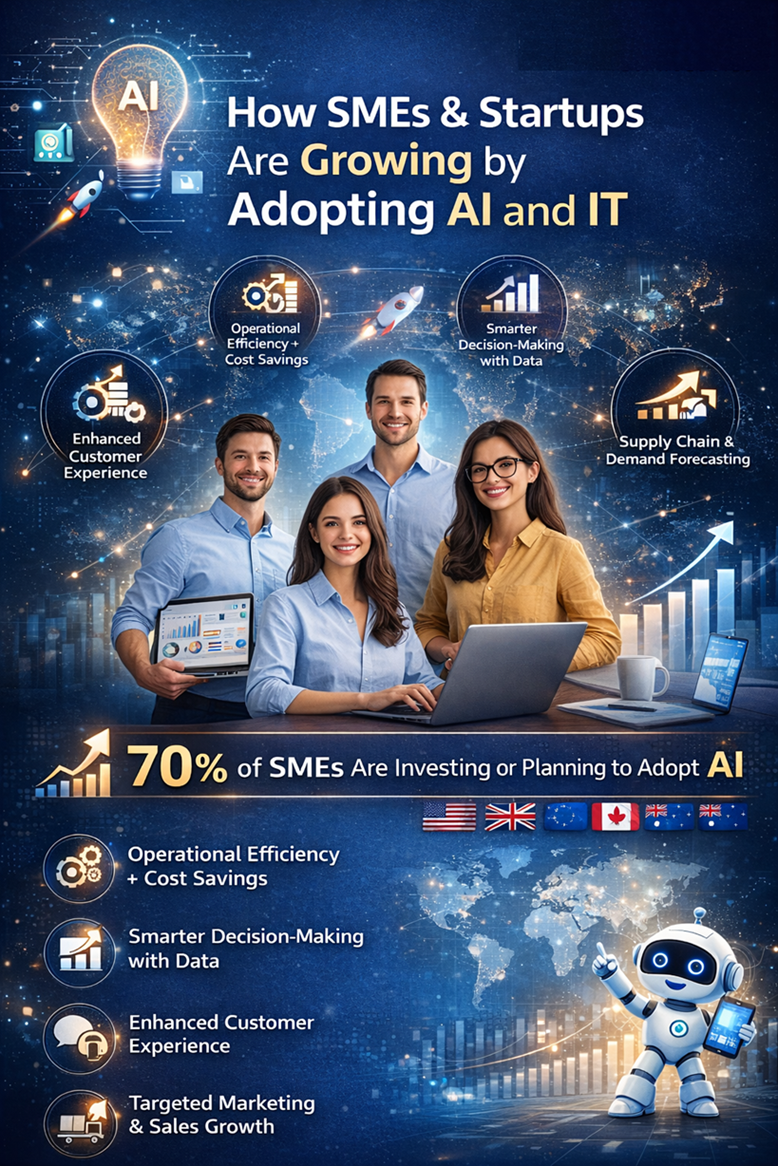 How SMEs & Startups Are Growing by Adopting AI and IT Solutions