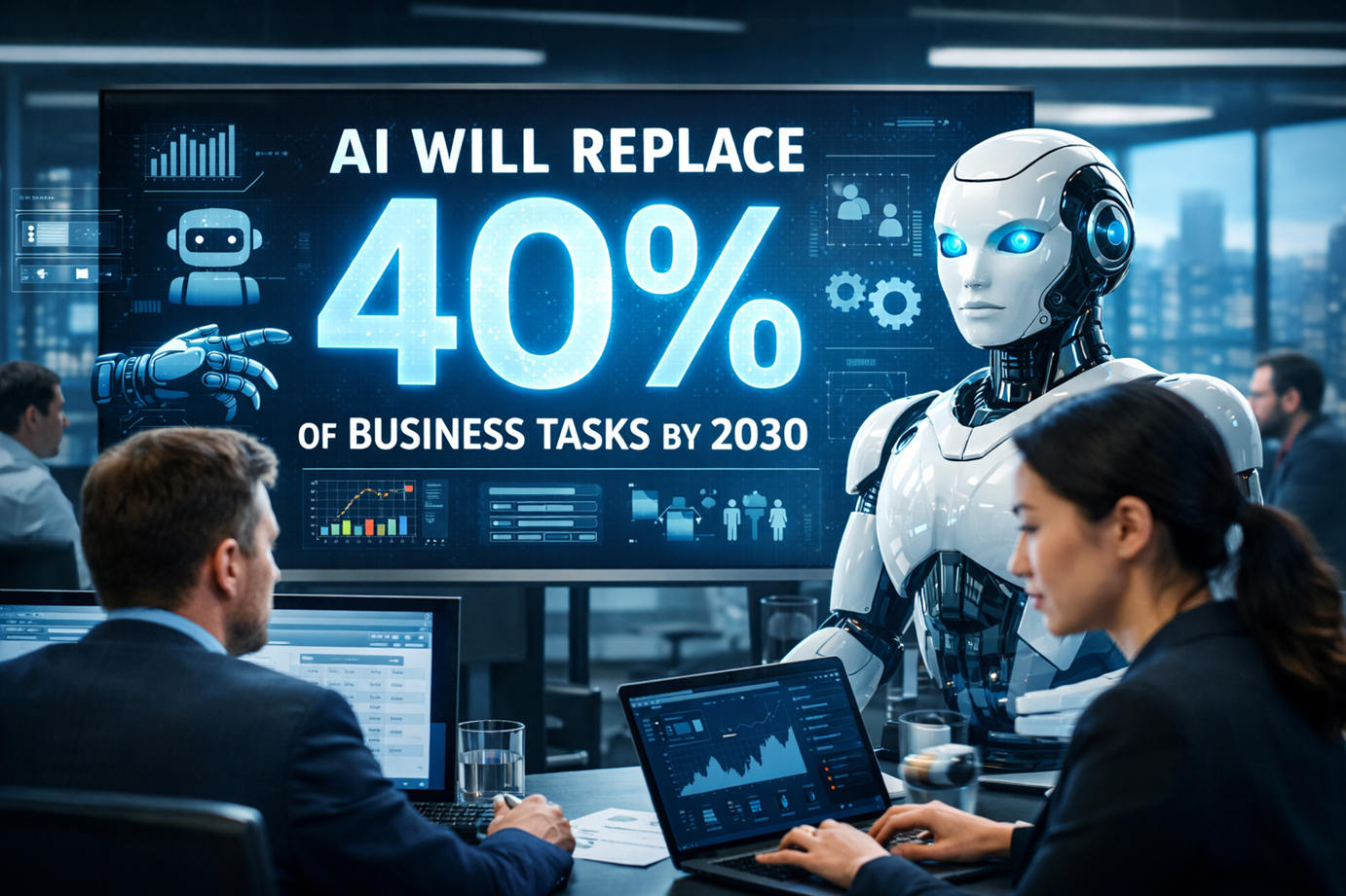 AI Will Replace 40% of Business Tasks by 2030: What It Really Means for the Future of Work