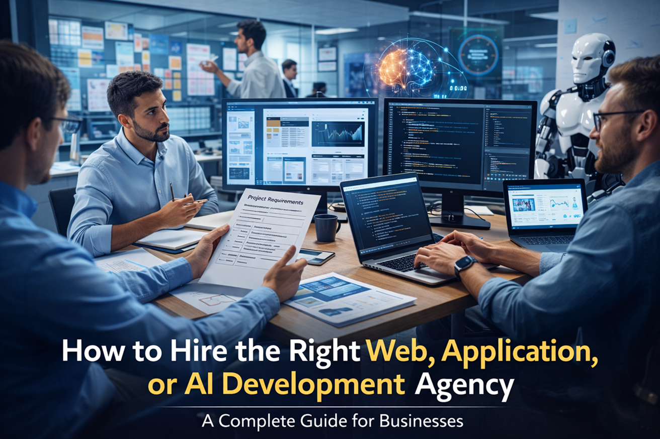 How Businesses Can Hire the Best Web, Mobile App, and AI Development Agency in 2026