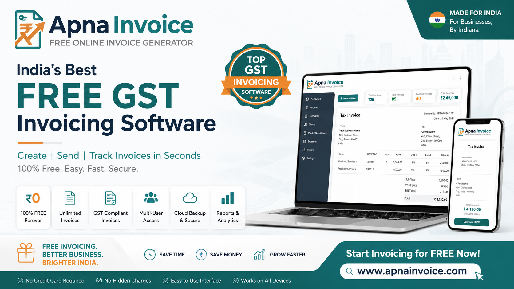 Best Free GST Invoice Generator in India 2026