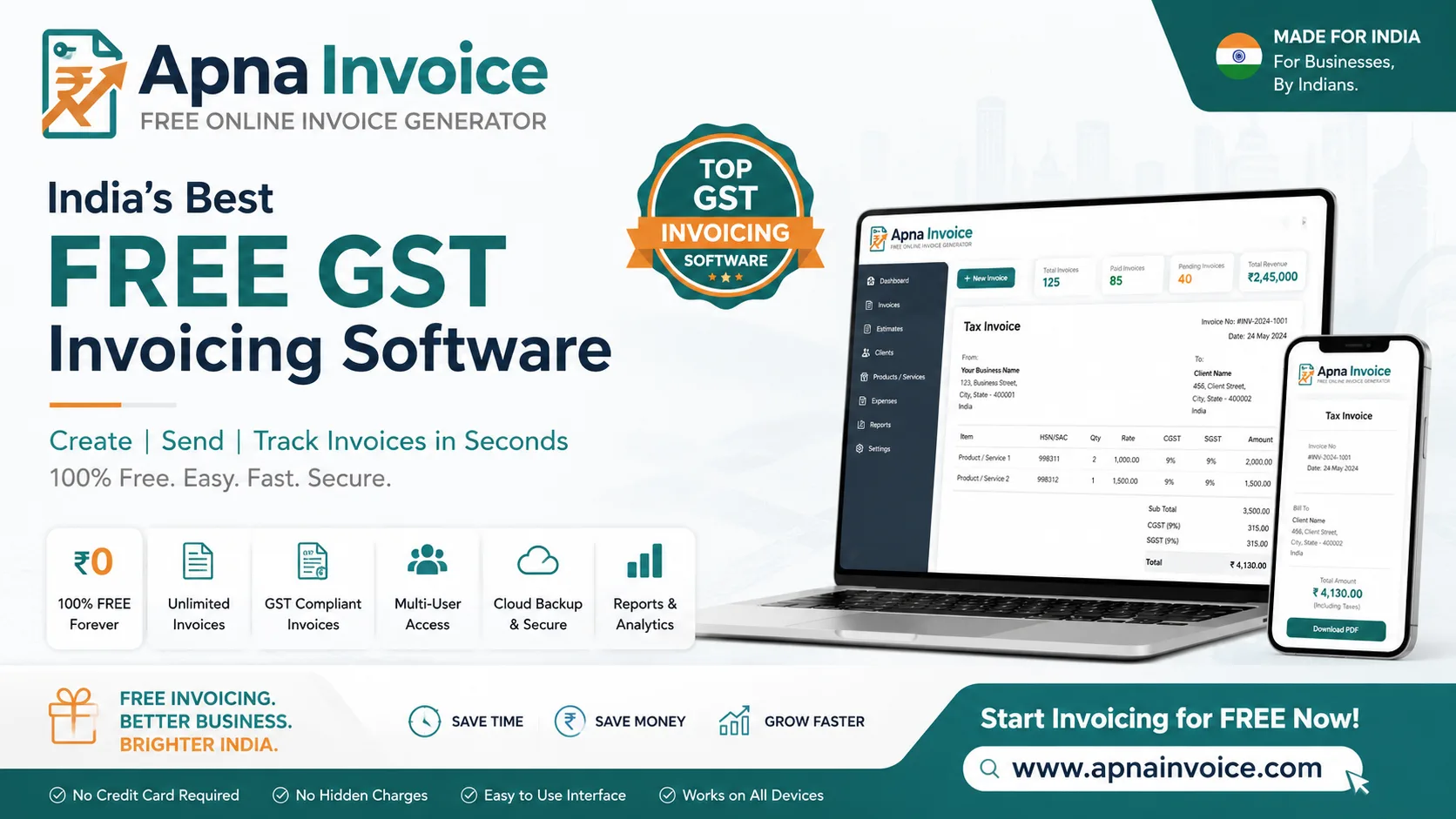 Best Free GST Invoice Generator in India 2026