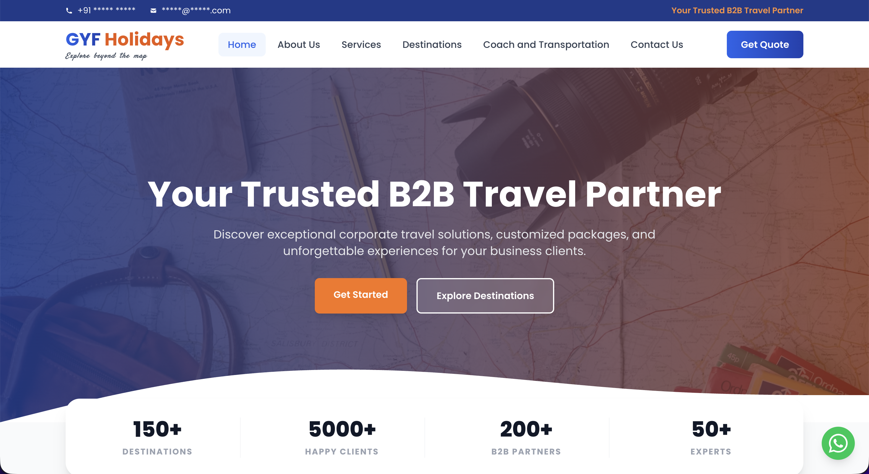 GYF Holidays Website