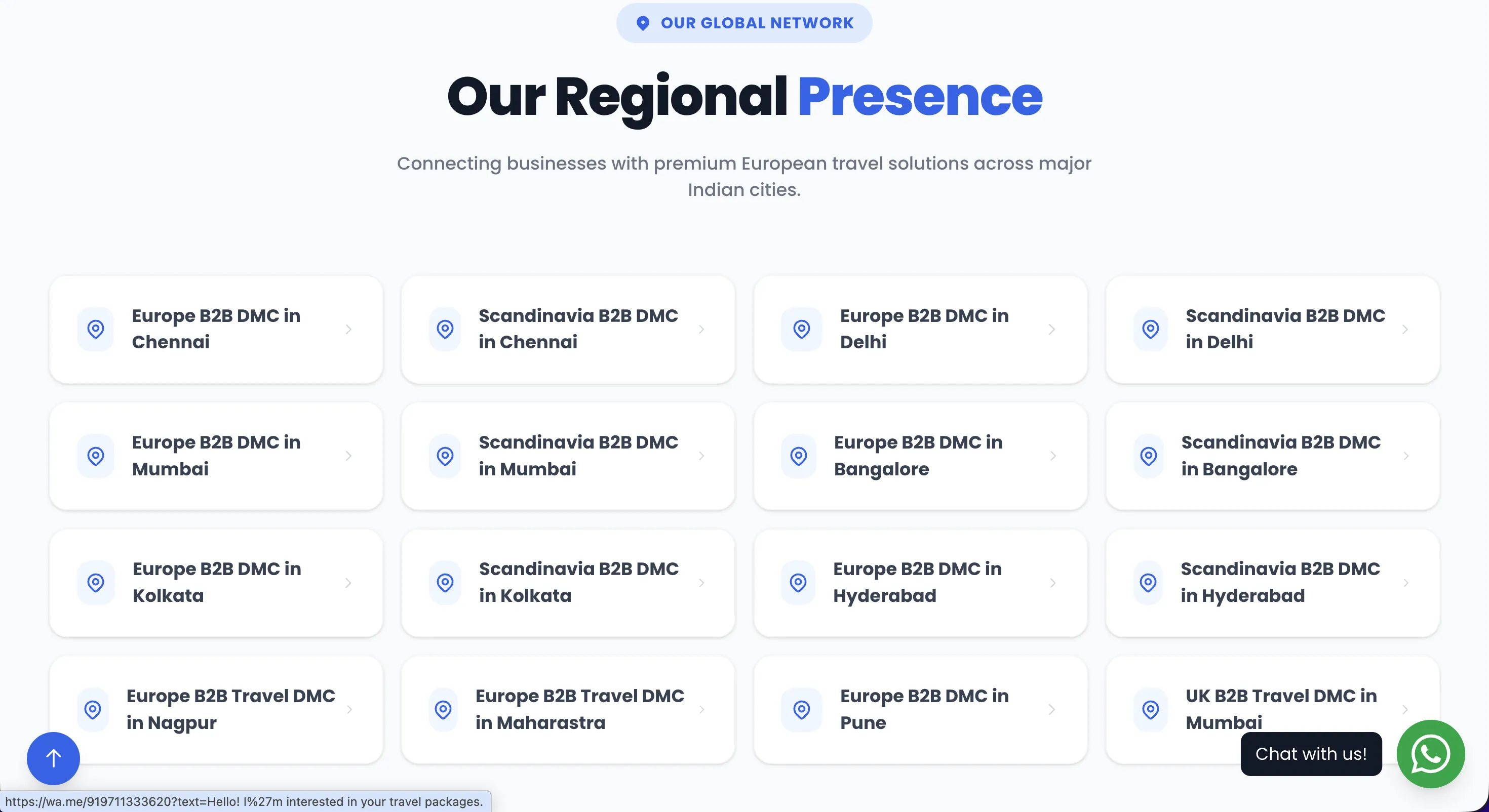Regional DMC Presence
