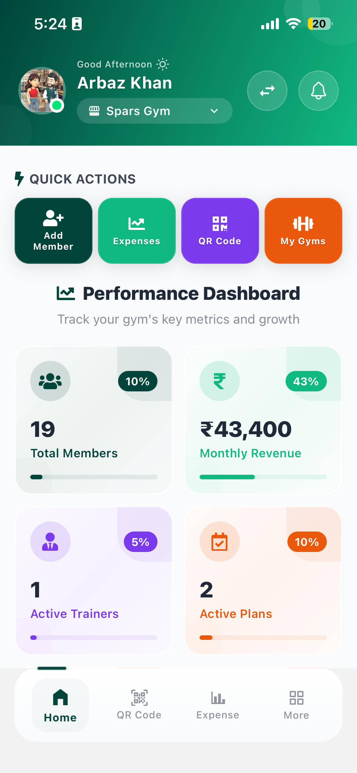 Paylap Fitness iOS App