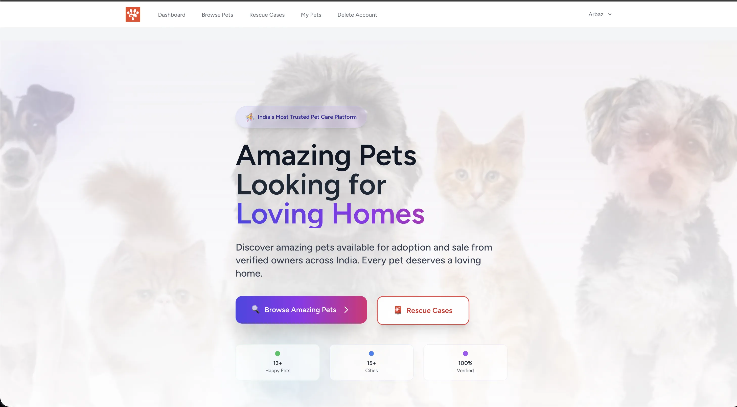 Paylap Pet Care Dashboard